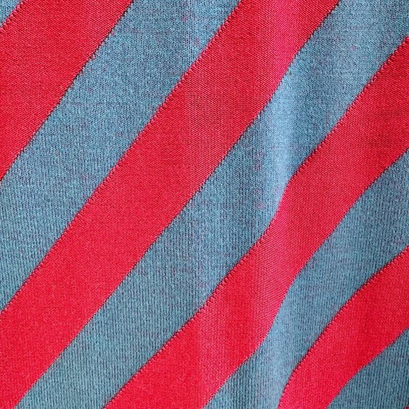 DVF Laris Stretch Knit Fitted Midi Skirt in Burgundy, Periwinkle, Pink Size XL - Picture 7 of 8